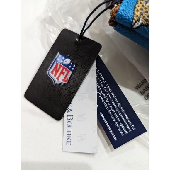 Dooney & Bourke NFL Jacksonville Jaguars Cosmetic Case/Mini Bag New with Tags - Picture 5 of 7